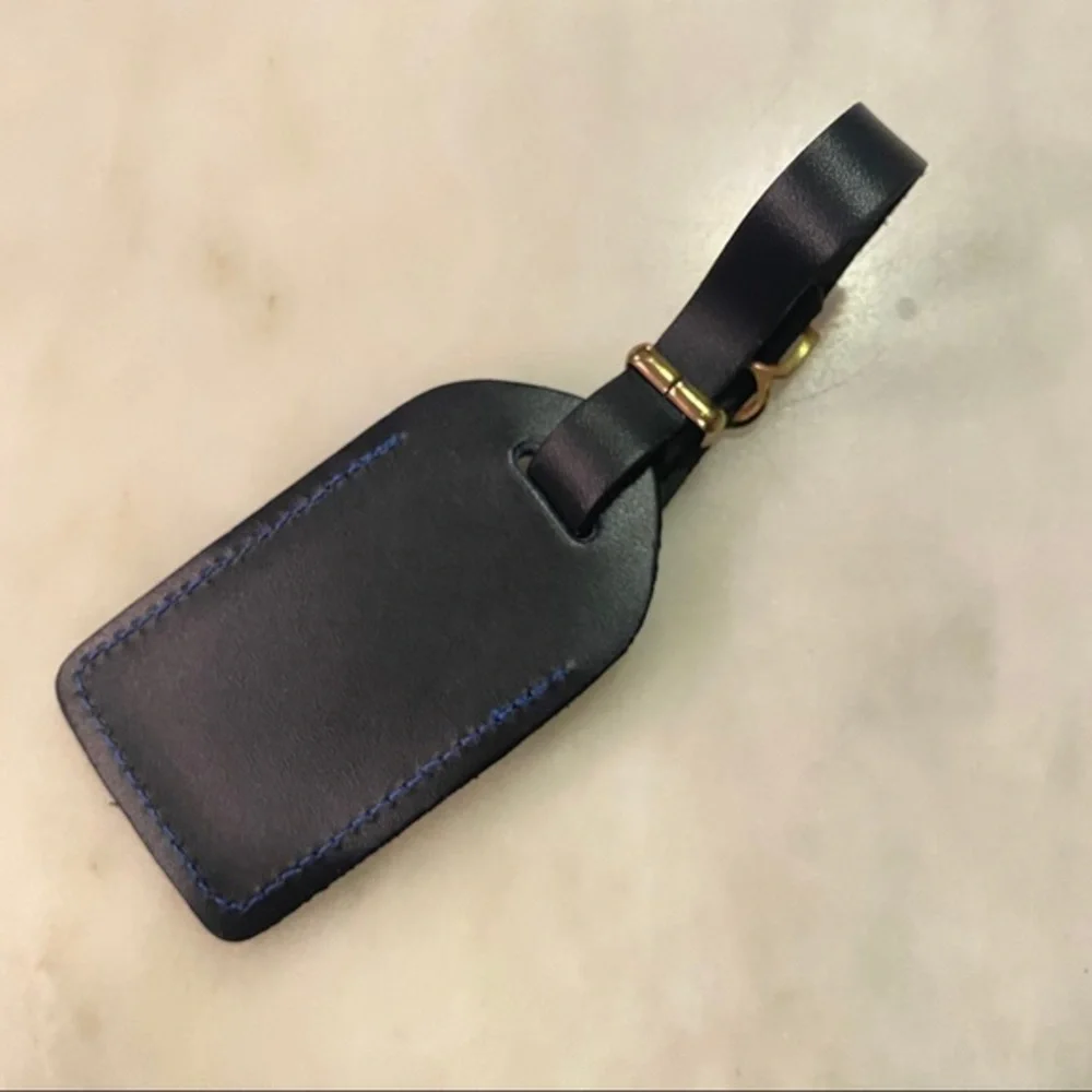 3/$15 Leather USA luggage tag